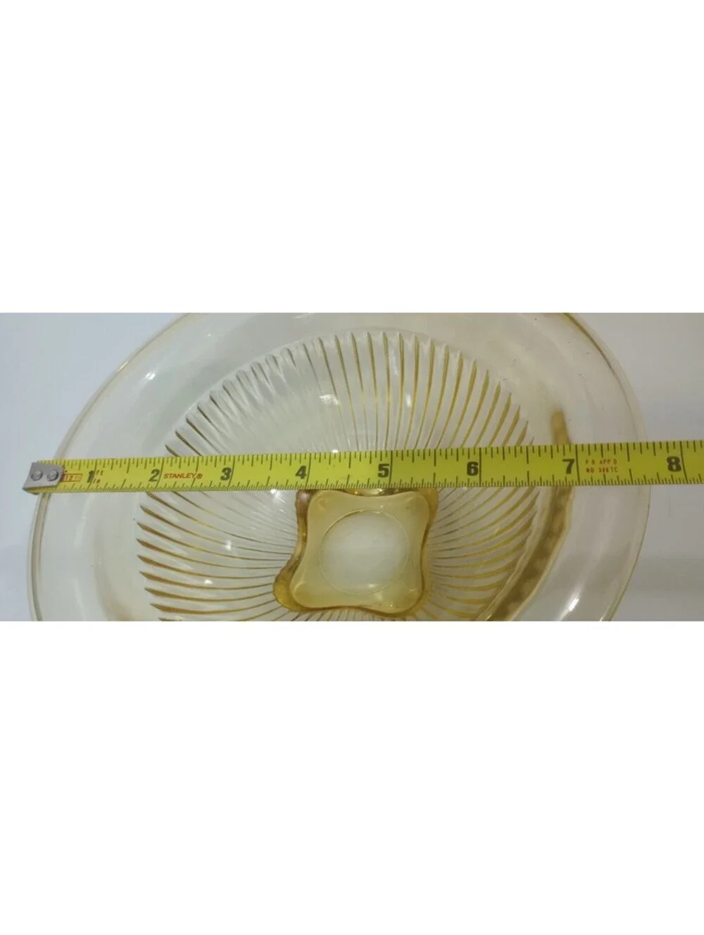 SET of 3 Federal Glass Stacking Amber Glass Mixing Serving Bowls Depression